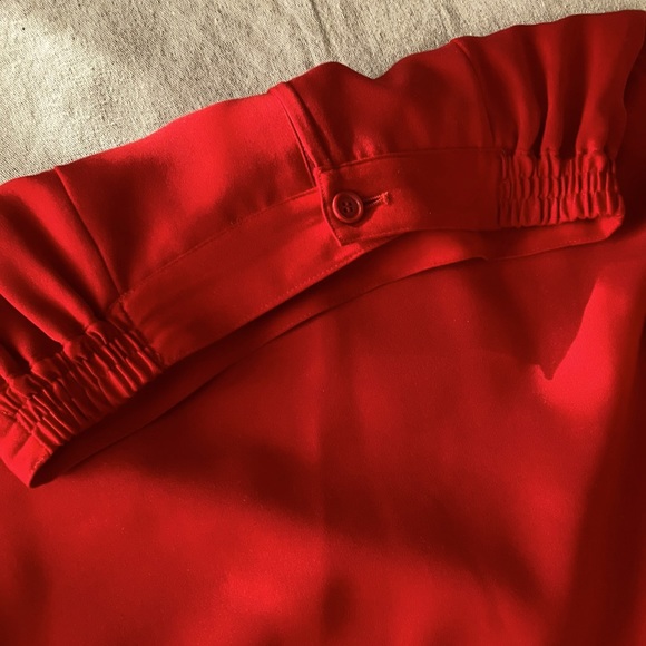 Vintage Casual Corner red pencil skirt - Picture 9 of 10